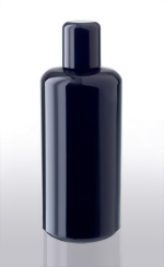 Violettglasflasche mit Schraubverschluß 200 ml