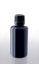 Violettglasflasche mit Schraubverschlu 30 ml