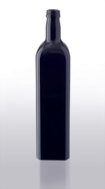 Violettglasflasche mit Schraubverschluß 500 ml