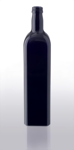 Violettglasflasche mit Schraubverschluß 750 ml